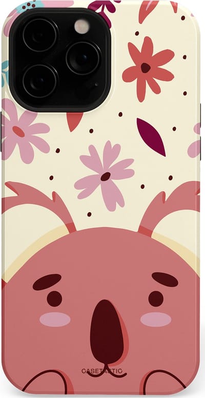 Casetastic Hoesje Geschikt voor Apple iPhone 13 Pro Max Magsafe - Stijlvolle Beschermende Duo-layer Case - Koala knuffel