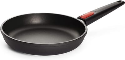 Platte pan - Koekenpan - Koken en braden - Afneembare steel - Ø 24 cm - Titanium