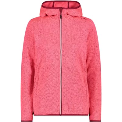 Dames fleece met capuchon CMP