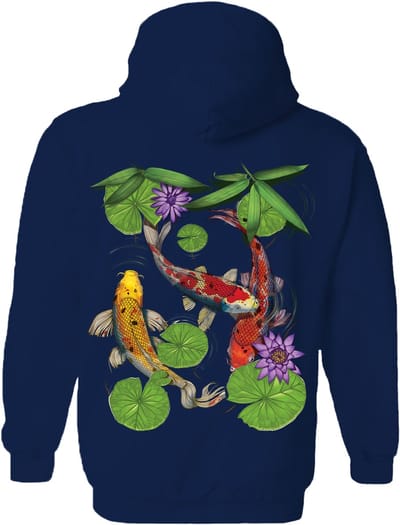 Koi Fish The Coloured House Hoodie S