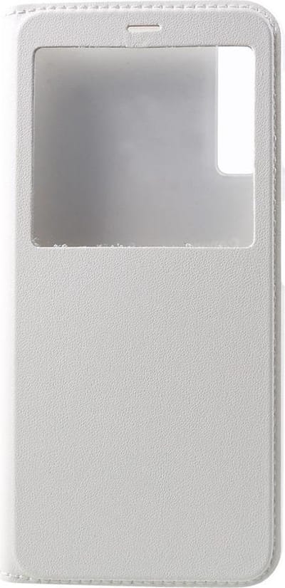 Shop4 - Geschikt voor Samsung Galaxy A7 (2018) Hoesje - Window View Case Wit