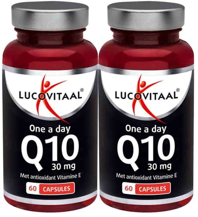 Lucovitaal Q10 30mg Once a Day - 2 x 60 capsules - Voordeelverpakking