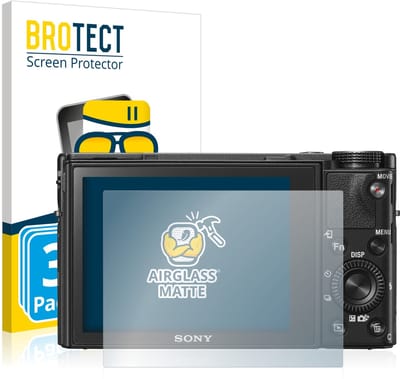 BROTECT - Screenprotector voor Sony Cyber-Shot DSC-RX100 V - Folie Beschermfolie Beschermglas matte 3 Stuks