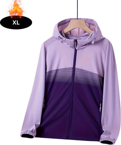 Livano Windjas Dames - Parka - Lente & Herfst - Jas - Volwassen - Windjack - Windbreaker - Outdoor - Paars - XL