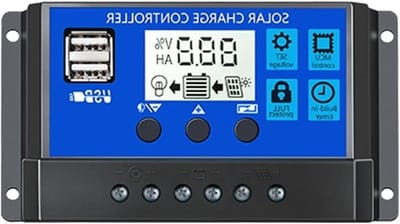 Zonnepaneel Regulator - Batterij Oplader - Energie Beheer - Intelligente Controle - 60A - Zwart