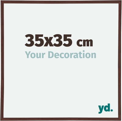 Your Decoration - Fotolijst 35x35 cm - Kunststof - Bruin - Annecy
