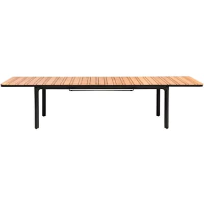 Central Park Tuintafel Lorenzo Uitschuifbaar Aluminium/teak 224-331x100x75cm