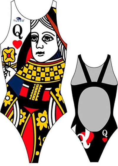 Turbo Queen Of Hearts Zwemkleding Veelkleurig M Vrouw