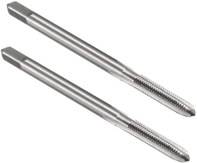 Dailygoods - TOP-VIGOR 2 Stks M3 x 0,5 mm Metrische Machine Tap, H2 HSS ongecoate 3 Fluiten Taper Plug Metrische Tap, 0.5mm Pitch Schroefdraad Tapping Threading Machinist Reparatie DIY Tool