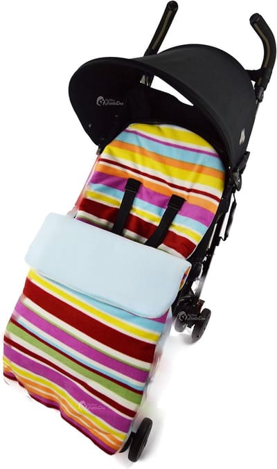 Kinderwagen Voetenzak - Buggy Zak - Baby Warm Houden - Universeel Model - 39 x 88 cm - Blauw