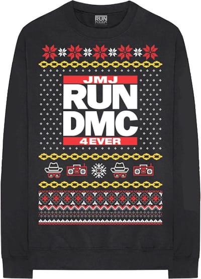 Run DMC - Holiday Sweater/trui - S - Zwart