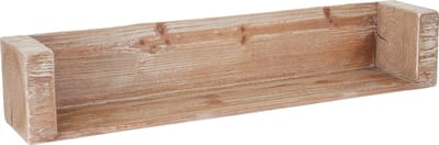 Wandplank MCW-A15, hangende boekenkast, massief rustiek dennenhout MVG-gecertificeerd ~ 60cm