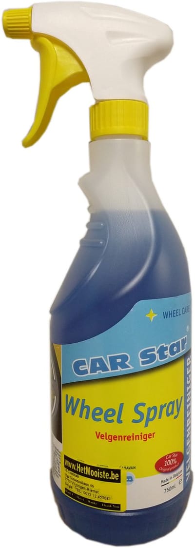 CAR STAR - VELGENREINIGER - zuurvrije velgenreiniger - voor de mooiste alu velgen - terug zuiver