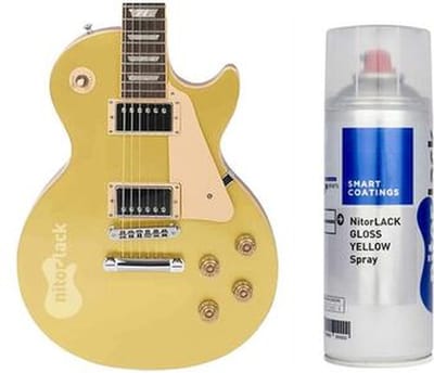 NitroLACK Hoogglans Nitrocellulose Lak Geel voor Gitaren