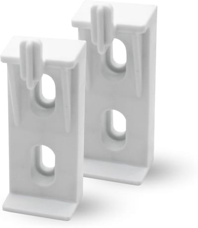 Radiator Bevestiging - Nylon Houder - Koelsysteem Ondersteuning - Hoge Sterkte Duurzaamheid - 2 Stuks - Zwart