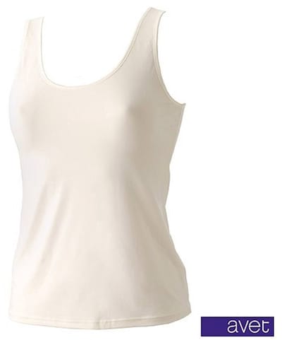 Avet topje 7590 brede band - crème