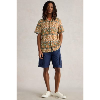 White Stuff Hayle Floral Printed Shirt Green Print Taglia: S | Camicie Casual Outlet | Uomo | Verde
