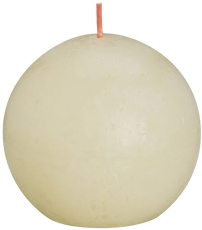 Bolsius - Rustiek bolkaars - Ø76mm - Soft Pearl