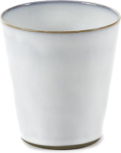 Serax Terres de Rêves Beker conisch - Ø8,5 x H9,5 - White - 8 stuks