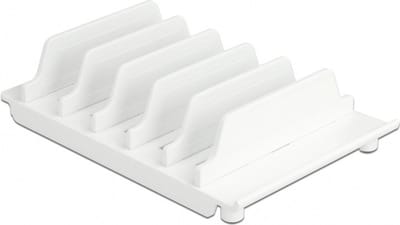 DeLOCK standaard voor 6 tablets en/of smartphones / wit