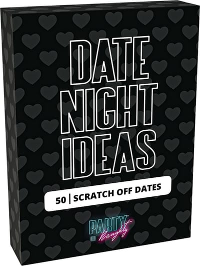 Party or Naughty - Date Night Ideas Scratch Off - Het ultieme spel voor jouw date night | partyspel | relatiespel | valentijn | gespreksstarter | relatie cadeau
