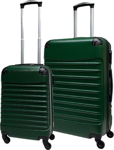 Castillo Quadrant 2 delige ABS Kofferset (XL + S) - Army Groen