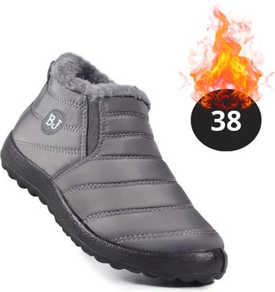 Nivard Snowboots - Sneeuwschoenen - Sneeuwboots - Dames - Wintersport - Ski - Skischoenen - Grijs - 38 - Laag