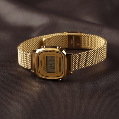 Casio Vintage Mini LA670WEMY-9EF Dameshorloge 24,6 mm - Goudkleurig