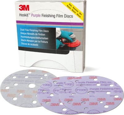 3M 51304 260L+ Hookit Purple Finishing Schuurschijven 150mm P2000 - 50 stuks