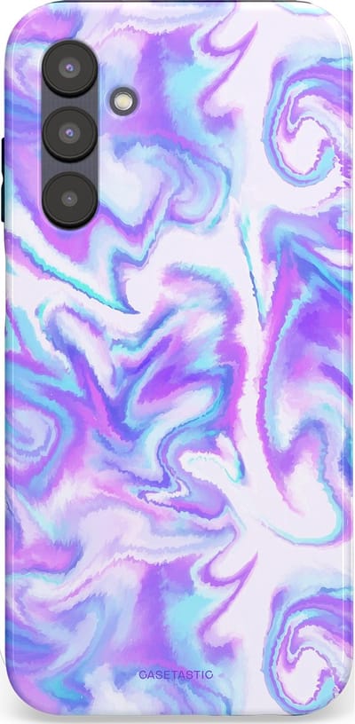 Casetastic Hoesje Geschikt voor Samsung A25 - Stijlvolle Beschermende Duo-layer Case - Tie Dye magie