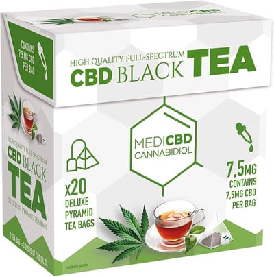MEDICBD CBD thee - 3 x 20 zakjes met 7.5mg CBD - THC-vrij