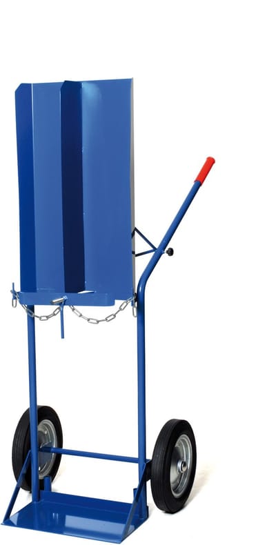 FRAMI gasflessenwagen voor 2x 40/50 liter flessen op luchtbandwielen