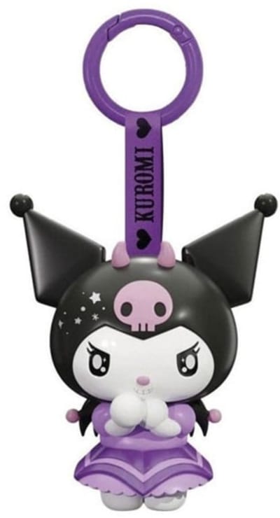Hello Kitty Keyring Angel & Devil Kuromi 8 cm