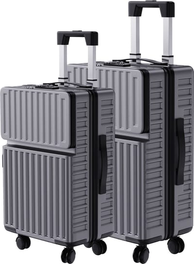 Kofferset 2-delig ABS met TSA Cijferslot – 20 & 24 inch – Lichtgewicht Harde Koffer – 4 Zwenkwielen