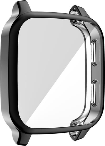 Beschermende watch case - hoesje - geschikt voor Garmin Venu SQ - zwart