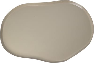 HomeBound by KY | Metalen dienblad organisch sand | 55x38x2cm | dienblad metaal zand organisch