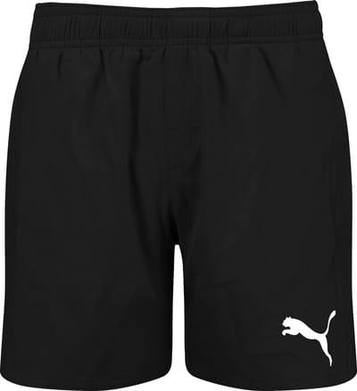 Puma - Boys Swim Mid Length Short - Zwarte Zwembroek Kids-116