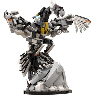 Gobricks Ideas Spel Horizoned Zero Dawn Machine Monster Kit Stormbird Tallneck Clawstrider Tremortusk Bouwstenen Speelgoed Cadeau gray