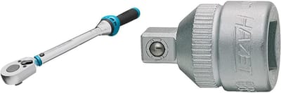 Momentsleutel 3/8 Inch, 10-60 Nm - Nauwkeurige Momentsleutel voor Fiets, Motor en Auto met Adapter