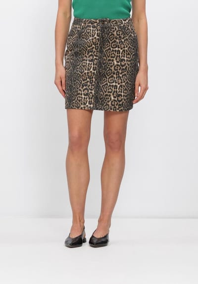 Ydence Skirt Daphne Dames - Korte rok - Bruin - Maat XS
