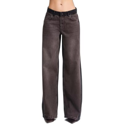 It's Basic - Wide Low Rise Jeans