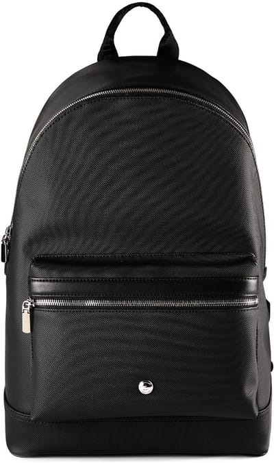 LACOSTE vrijetijdsrugzak rugzak met laptopvak Backpack Noir zwart