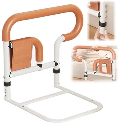 MKSS® Bedsteun - Bedbeugel - Bedsteun/Bedbeugel - Bedsteun Ouderen - Bruin en Wit