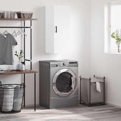 vidaXL - Bovenkast - 34,5x34x90 - cm - wit
