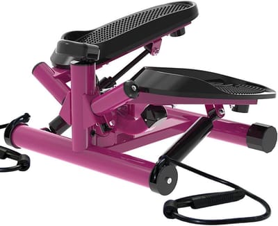 Stepper - Hometrainer - Thuis Fitness - Met Massage Pedalen - 50x25x18cm - Paars