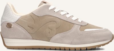 Fred De La Bretoniere Vlora Sign Sneaker Nubuck Beige - Maat 36