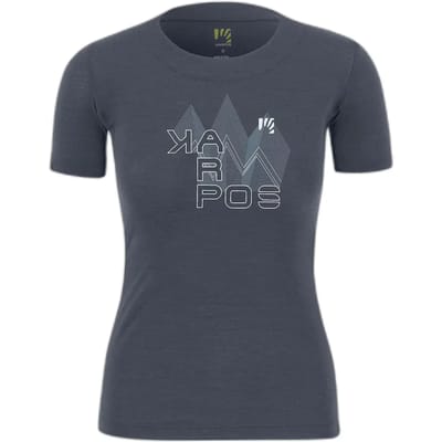 Karpos Gusela Merino T-shirt Met Korte Mouwen Blauw S Vrouw