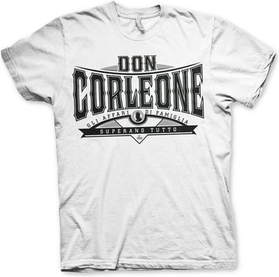 The Godfather Don Corleone Superano Tutto T-shirt White