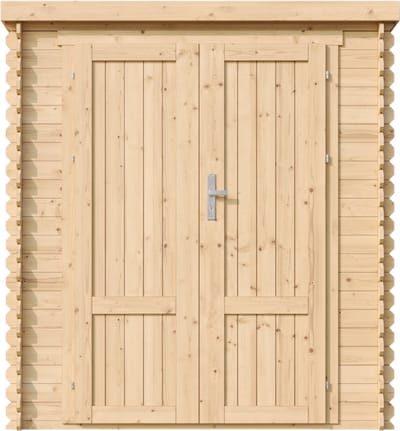 Timbela M309F1+M309G - Houten tuinhuis - 3,53 m² - 204x204xH206 cm - met vloer