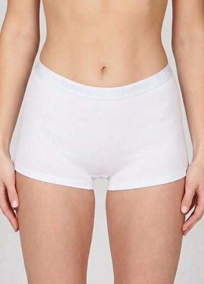 2-pack Comfort dames boxershort katoen - Lekker zitten ondergoed dames - Wit / M